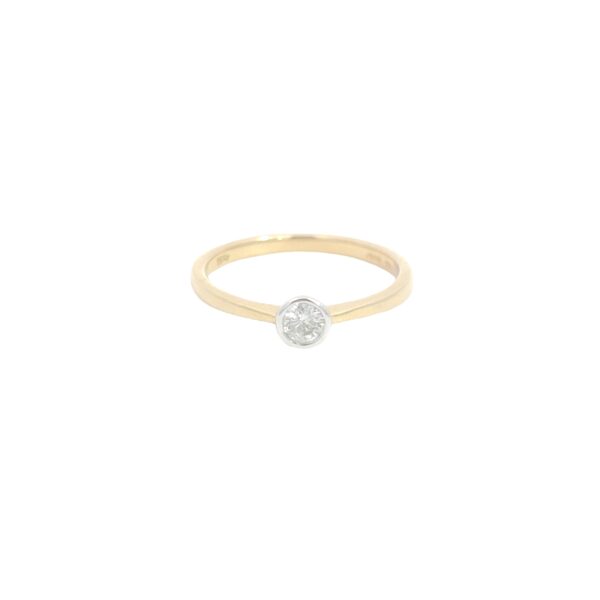 0.15ct Yellow Gold Engagement Ring