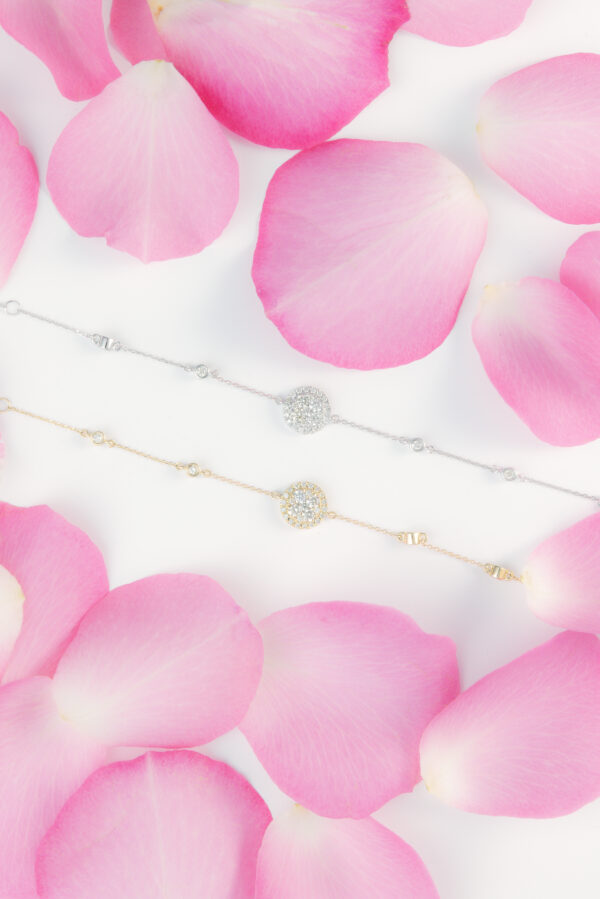 Halo Diamond Set Bracelet - Image 2
