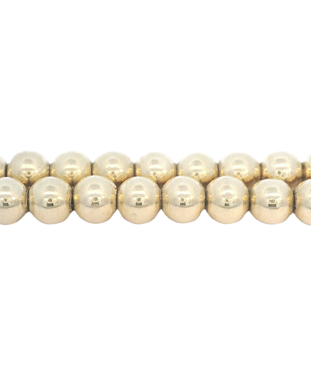 Small Gold Bead Necklace