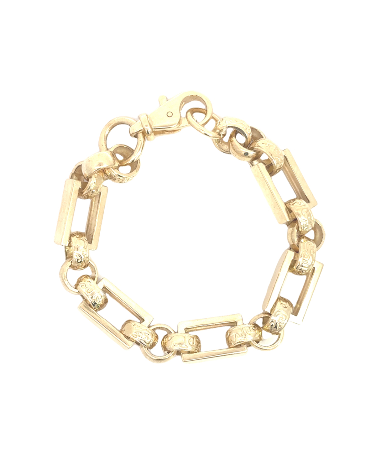 Ladies Gypsy Link Bracelet 9KT Yellow Gold