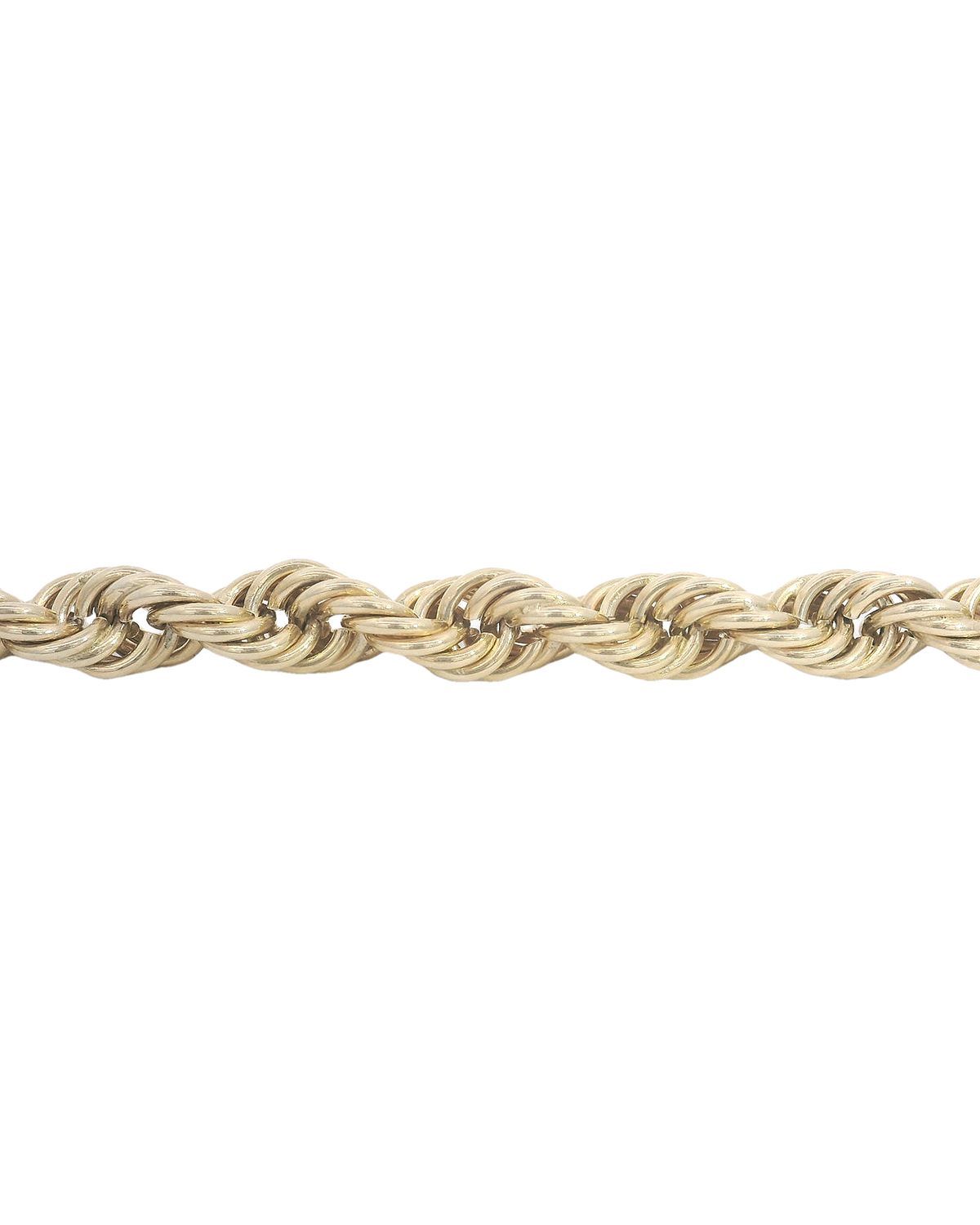 Rope Chain (5mm Links) 9kt Yellow Gold